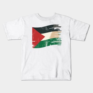 Vintage Palestinian Flag Kids T-Shirt